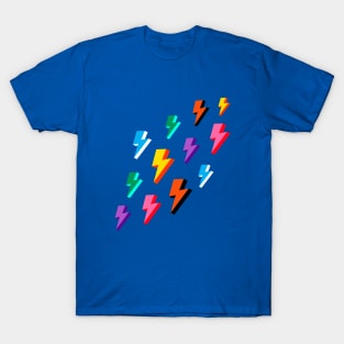 Rainbow Lightning Bolts T-Shirt